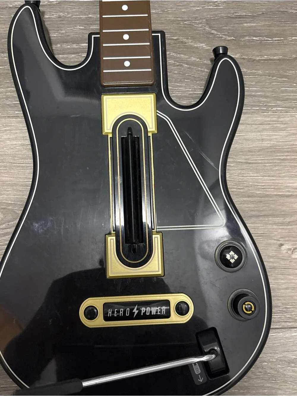 Guitar Hero Wireless Guitar 000654 PS3 PS4 Xbox 360 One No Dongle TESTED